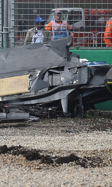 Scary crash by Fernando Alonso at Australian GP, but he walks away